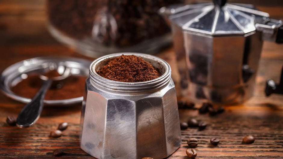 Moka coffee grounds best sale