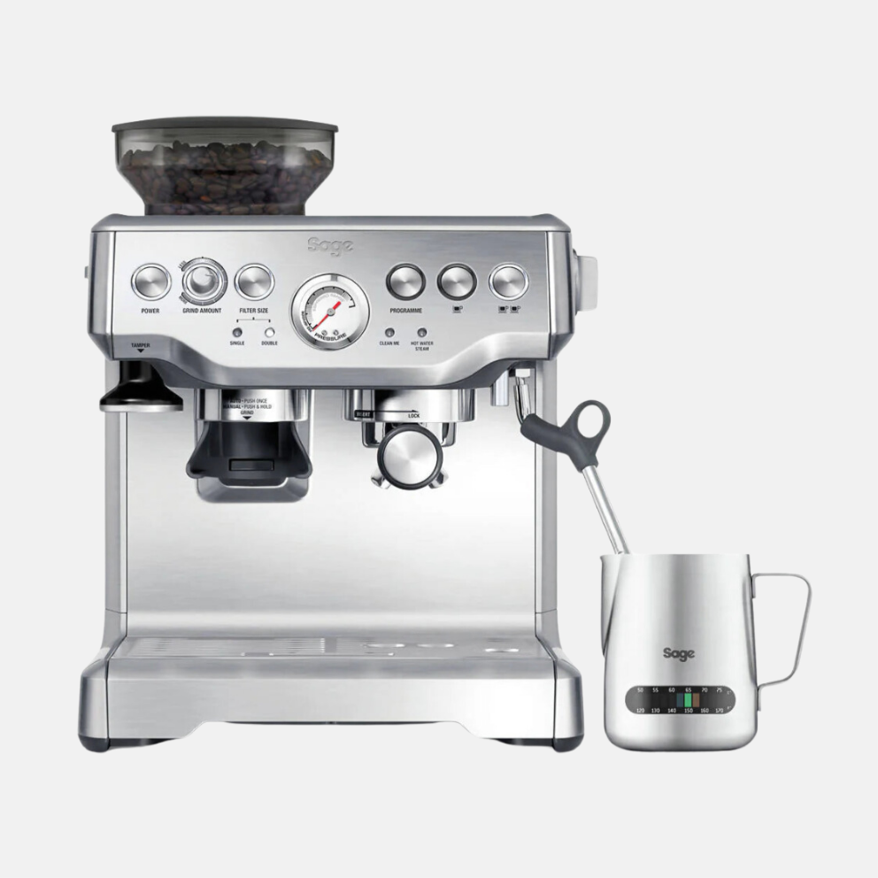 Sage The Barista Express Espresso Machine With Temp Control Milk Jug