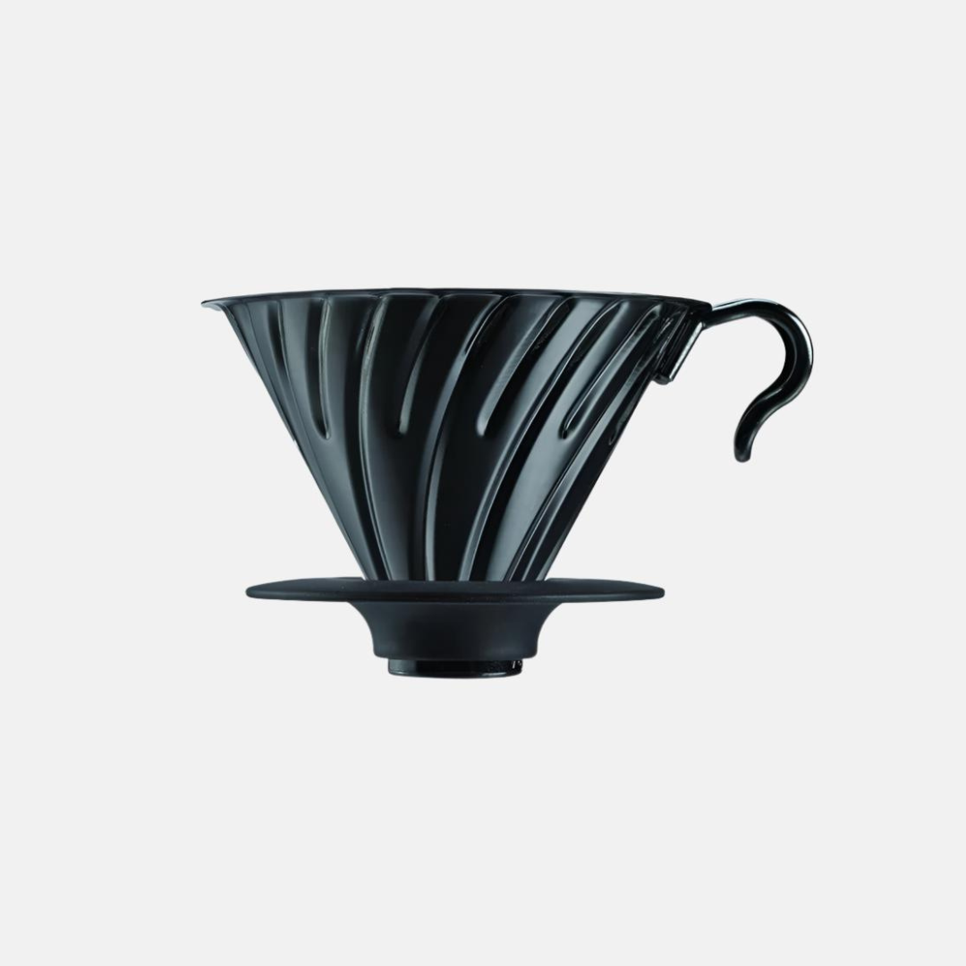 Hario V60 Metal Coffee Dripper Matte Black - Size 02