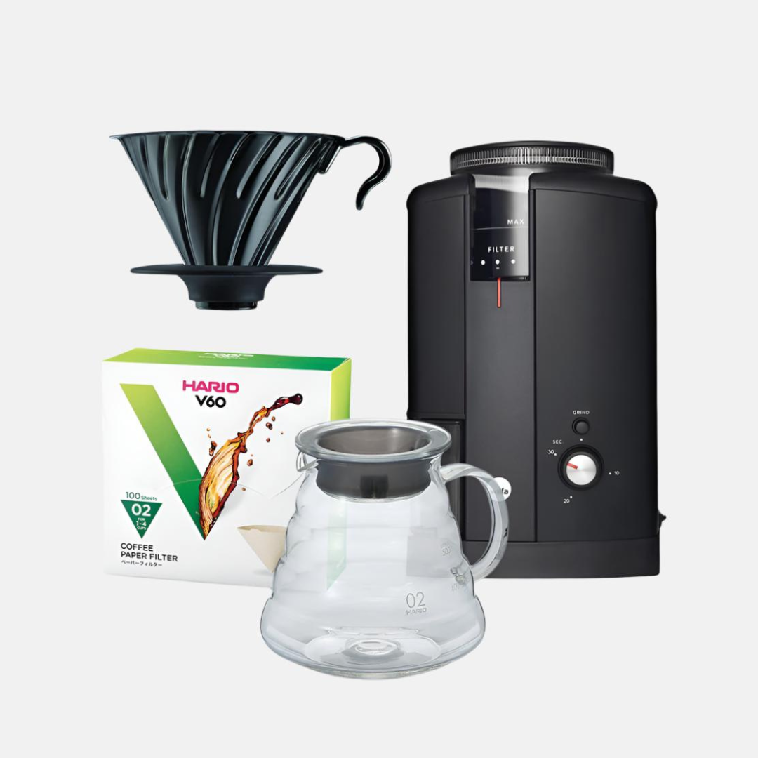 Wilfa x Hario V60 Starter Kit (Black)