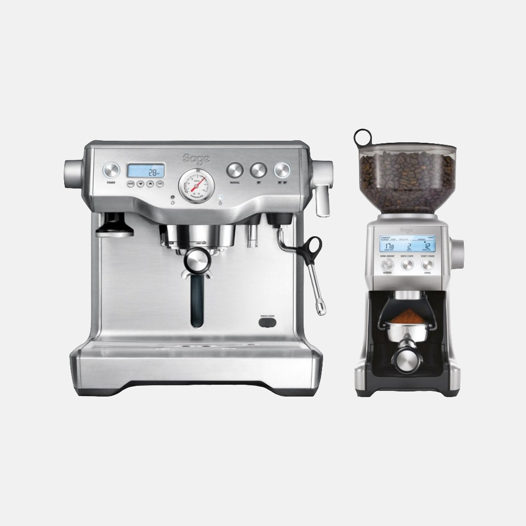 Sage the Dynamic Duo Espresso Machine and Coffee Grinder